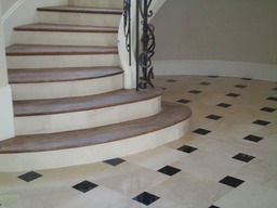Staircase - Marble Riser-Floor 3