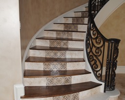 Staircase - Stone Risers