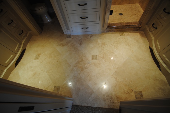 travertine floor